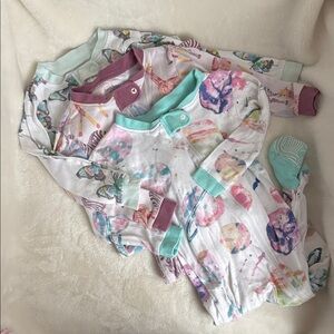 Set of 3 | Burt's Bees Baby Footie Pajama